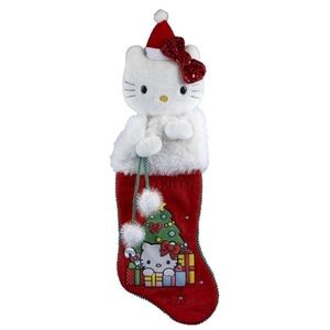 Kurt S. Adler Hello Kitty plush Christmas stocking